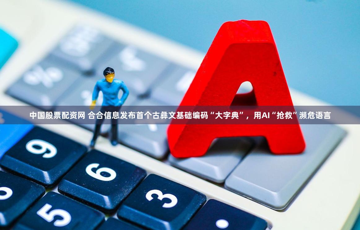 中国股票配资网 合合信息发布首个古彝文基础编码“大字典”，用AI“抢救”濒危语言